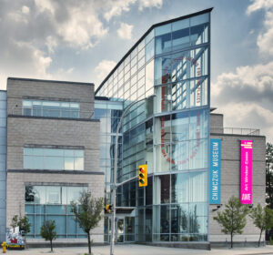 Exterior of the Art Windsor Essex building. 